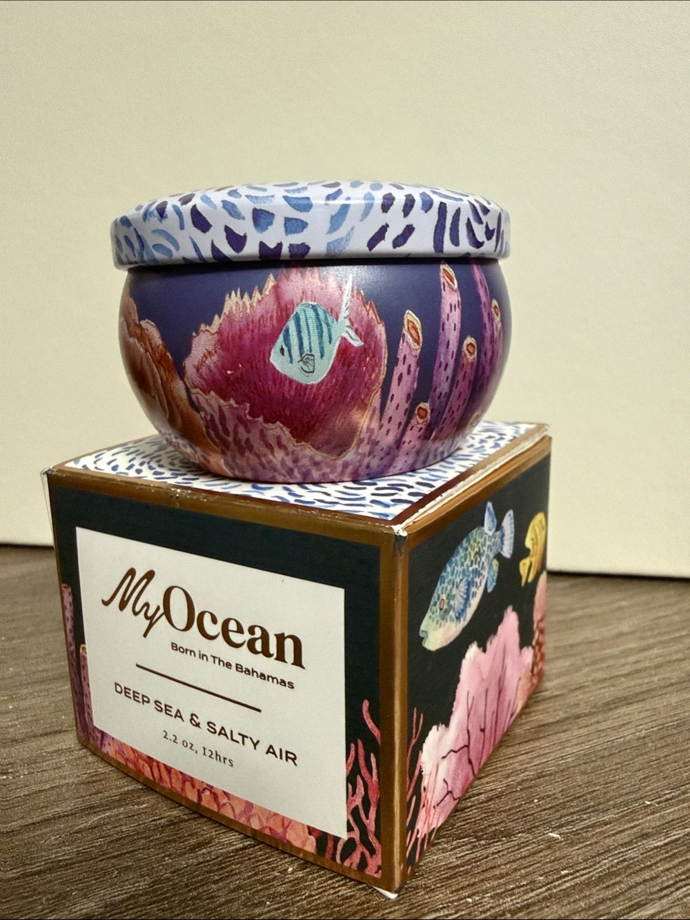 My Ocean - Boutique - Made in Bahamas Coastal - Blue Candle